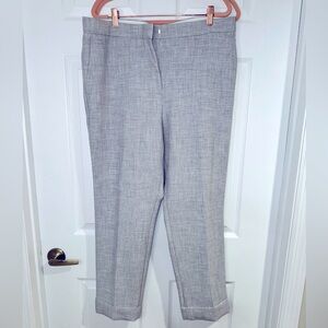 Ann Taylor size 14 light gray ankle length pants